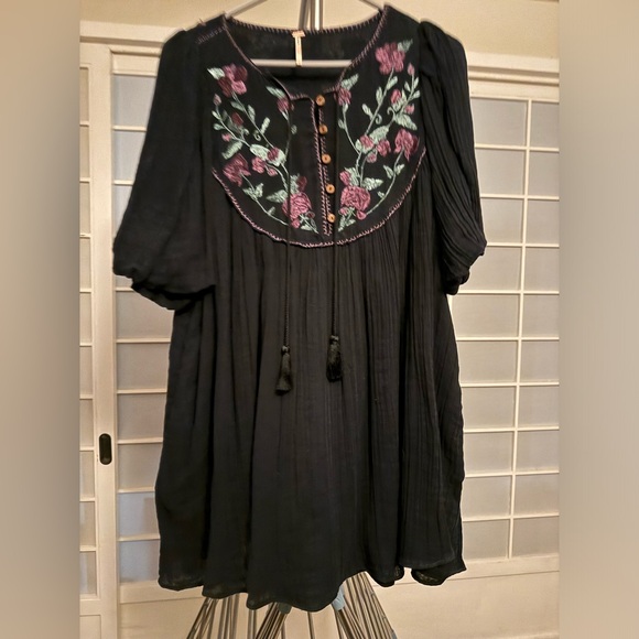 NWOT Free People Rosa Linda Embroidered Tunic/Mini dress - Picture 5 of 8